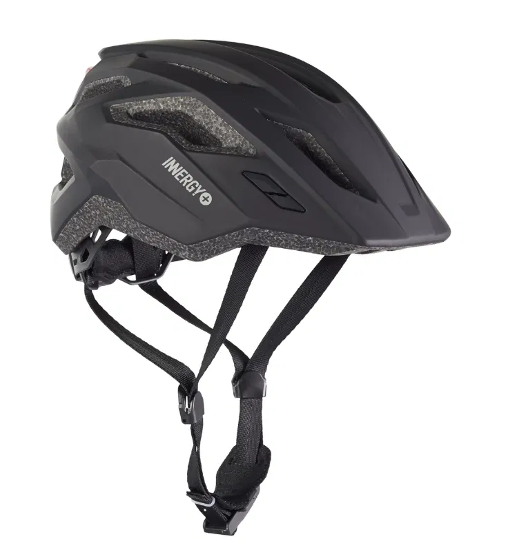 INNERGY+ Galaxy Mips cykelhjelm | Mat Sort Junior Hjelm 51-55cm