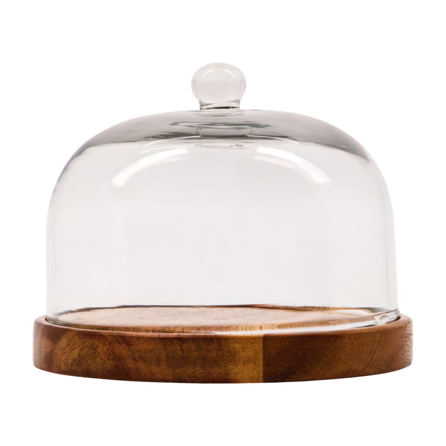 Nicolas Vahé - Osteklokke I Glas - Fromage - Træ - Natural - Ø 13 CM