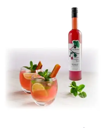 Rhubarb Organic Strawberry Vanilla Likør